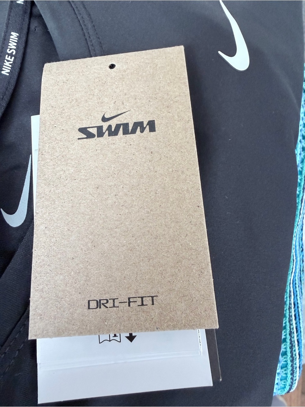 Nike Black Dri-FIT Athletic Tee with White Logo - Picture 8 of 8